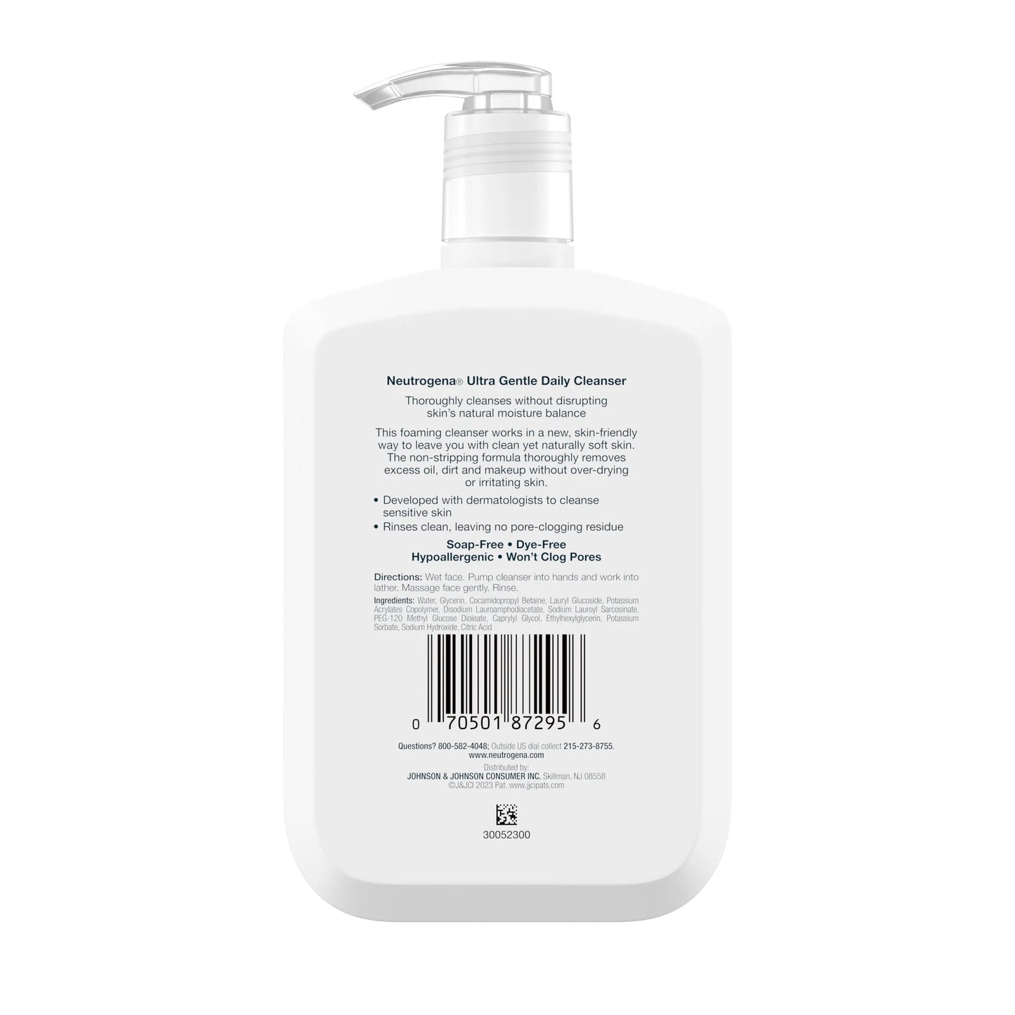 (2 Pack) Fragrance Free Ultra Gentle Foaming Face Wash, 12 Fl. Oz - Puck's