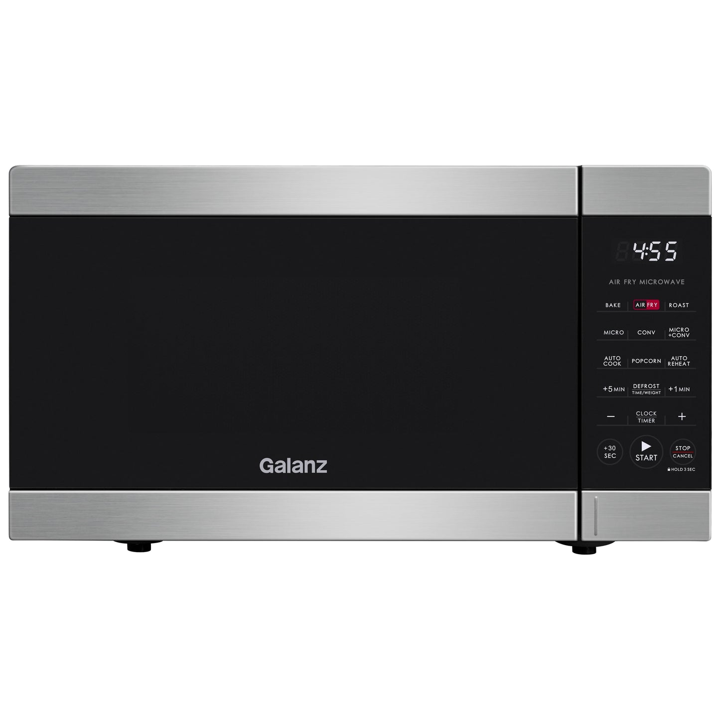 0.9 Cu Ft Air Fry Countertop Microwave, 900 Watts, Stainless Steel, New - Puck's