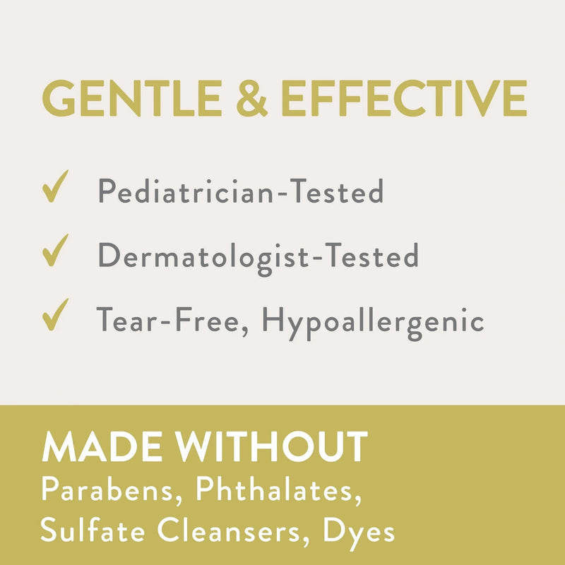 Baby Head to Toe Body Wash with Coconut Oil, Chamomile & Shea Butter, 100% Natural, Tear Free, 13.5 Oz (2 Pack) - Puck's