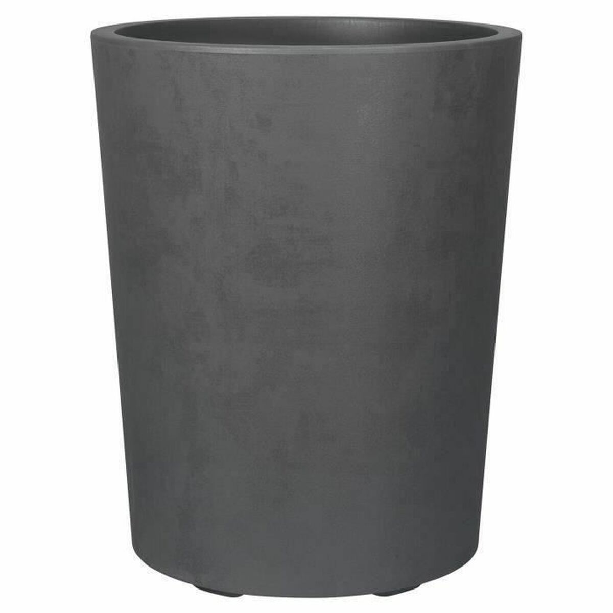 Planter Deroma Millennium R Grey Anthracite Plastic Recycled plastic Circular Vase-0