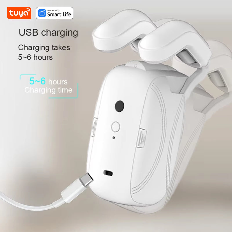 1PCS Tuya Smart Curtain Robot, Roman Rod Track, APP Control,Single/Double (Works with Tuya Gateway for Remote Control） - Puck's