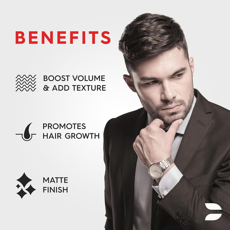 Hair Clay for Men - Scented Medium Strong Hold Matte Clay for Shine Free Finish Mens Hair Products Premium Ingredients Travel Size Mens Hair Styling Clay, 2 Oz - Puck's