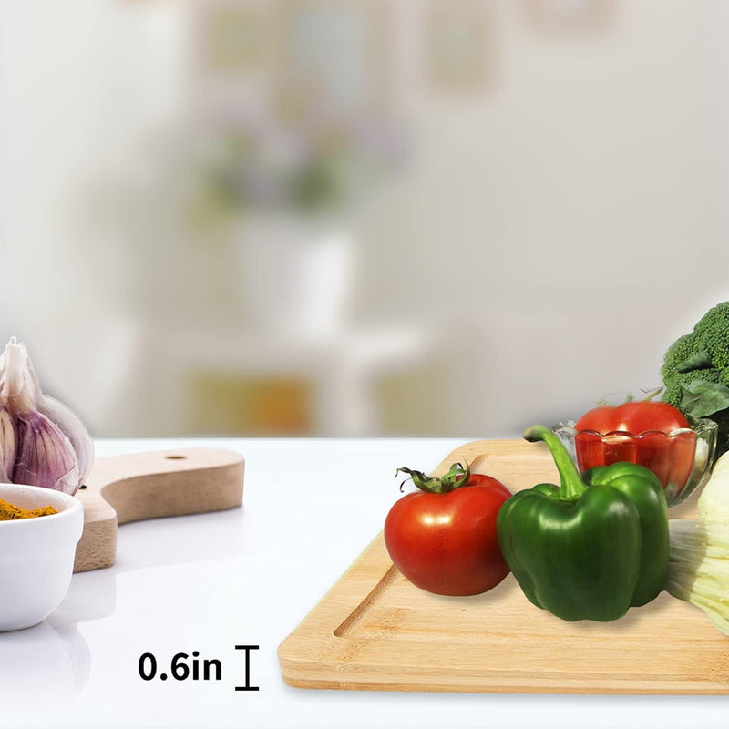 Bamboo Cutting Boards (20 X 14") for Kitchen with Juice Groove Kitchen Chopping Extra Large Wood Cutting Board for Meat Butcher Block for Chopping Meat Vegetables Fruits Cheese - Puck's