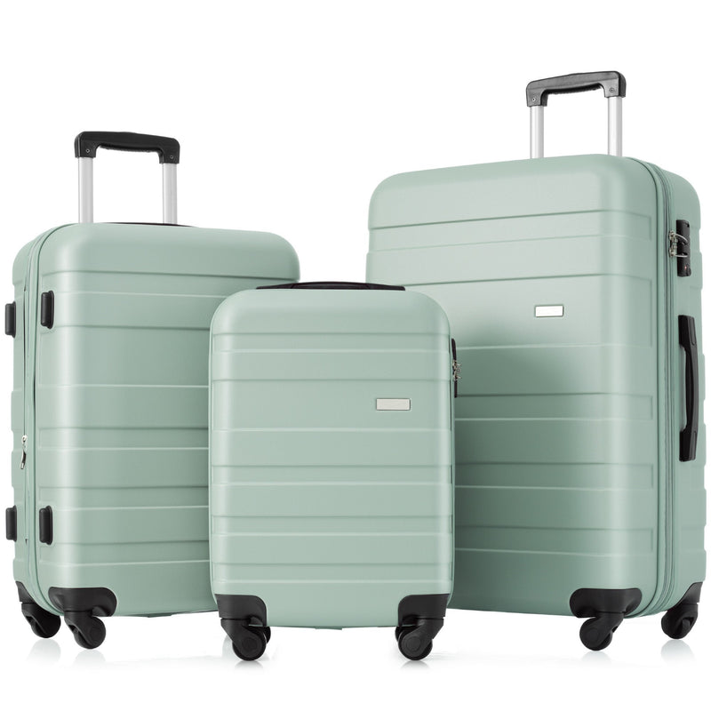Bagagesets Nieuw Model Uitbreidbaar ABS Hardschaal 3st Opruiming Bagage - Puck's