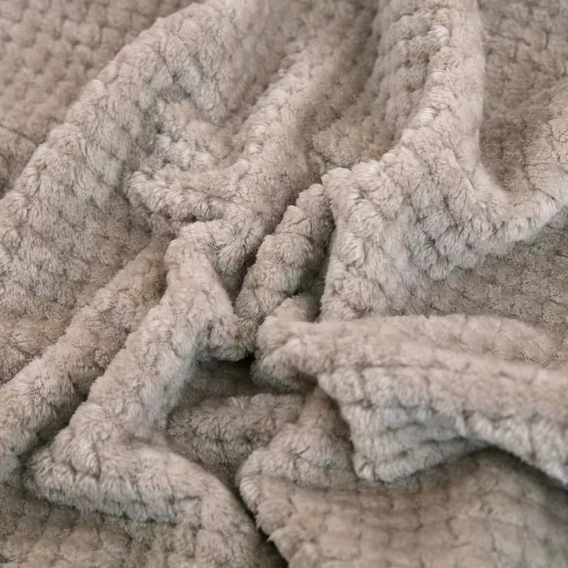 Fluffy Coral Velvet Blanket Flannel Plush Comfortable Thickened and Warm Soft Sofa Throw Blanket for Air-Conditioned Room Luxury - Puck's