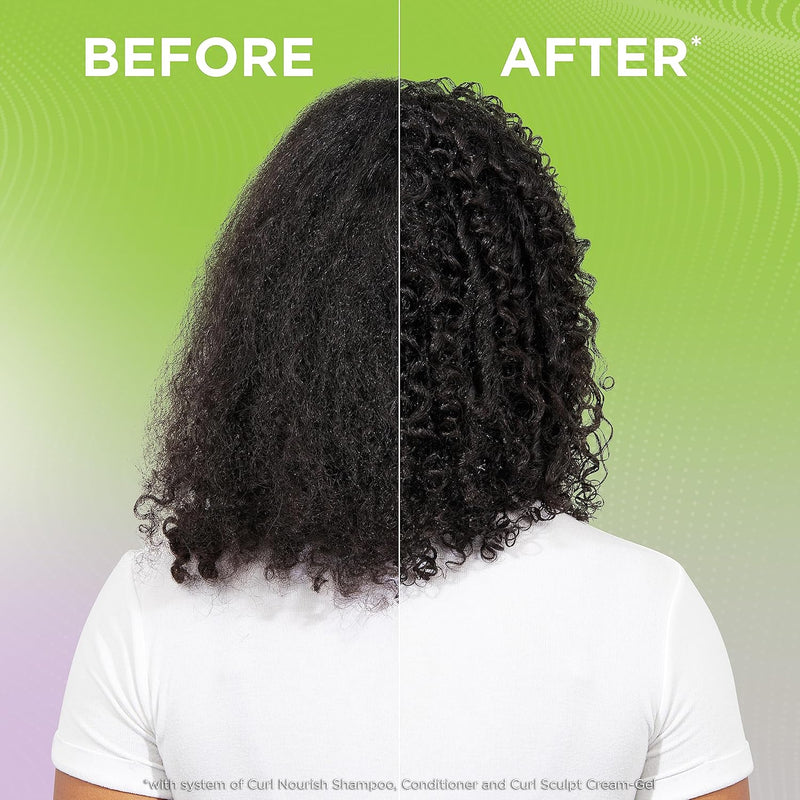 Fructis Style Curl Sculpt Conditioning Cream Gel for Bounce & Moisture, 5.1 Fl Oz, 1 Count (Packaging May Vary) - Puck's