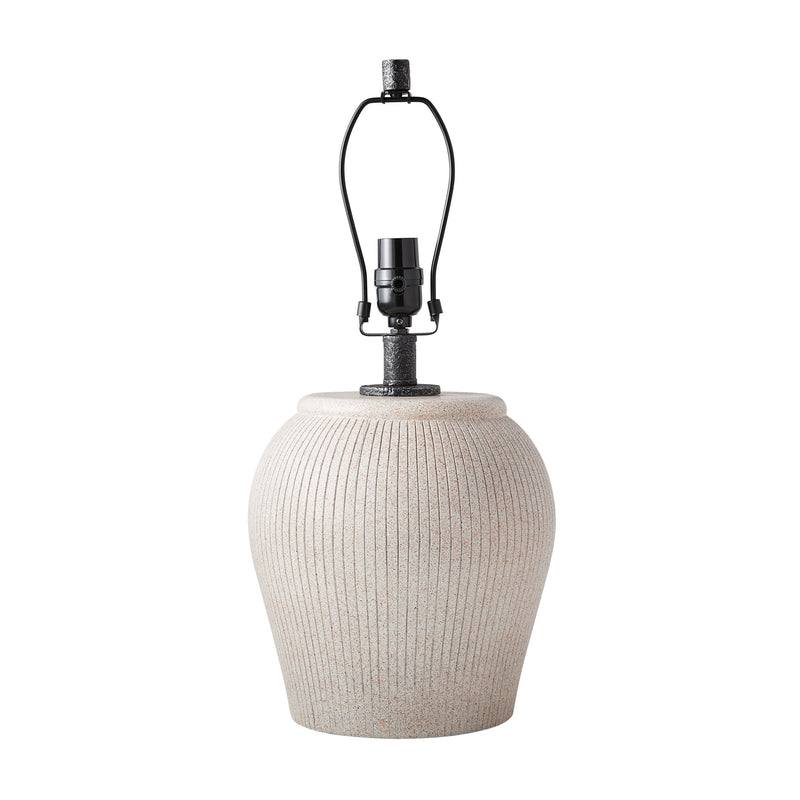 21" Raw Sand Table Lamp with Shade by Dave & Jenny Marrs - Puck's