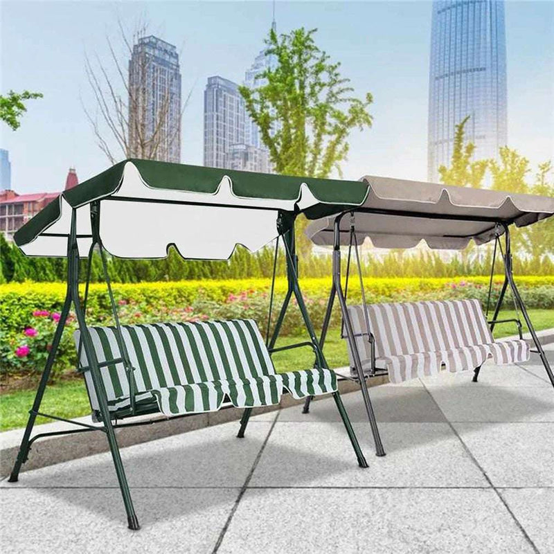 77"X43" Patio Outdoor Garden Swing 300D Canopy Replacement Porch Top Cover Seat - Puck's