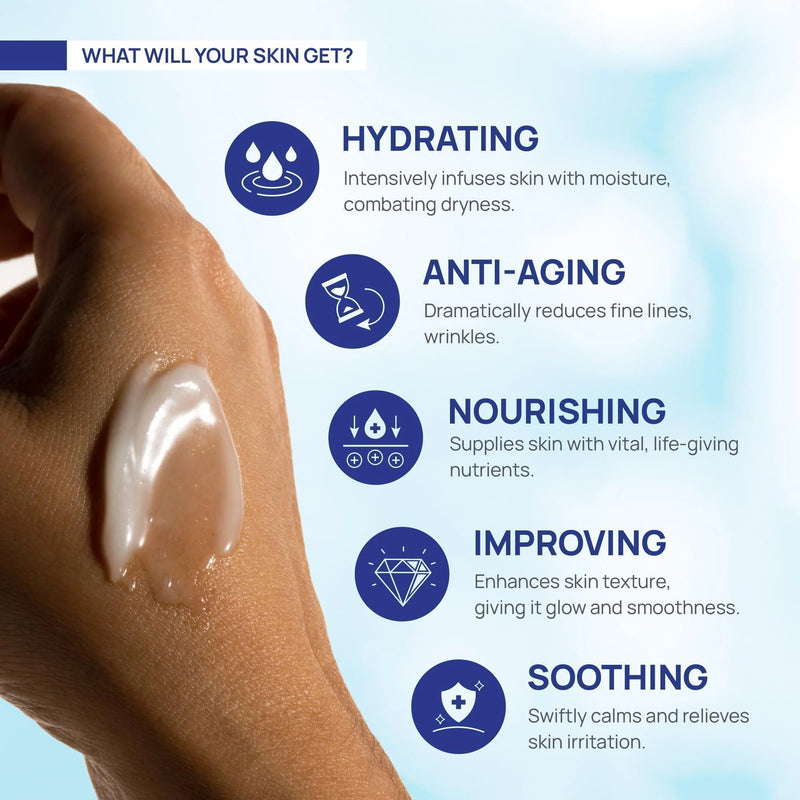 Retinol Cream for Face Collagen Retinol Moisturizer with Hyaluronic Acid 1.8 Oz - Puck's