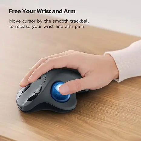 Wireless Trackball Ergonomic Mouse - Puck's