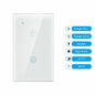 1/2/3/4 Gang WiFi Smart Wall Touch Light Switch Glass Panel For - Puck's