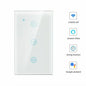 1/2/3/4 Gang WiFi Smart Wall Touch Light Switch Glass Panel For - Puck's