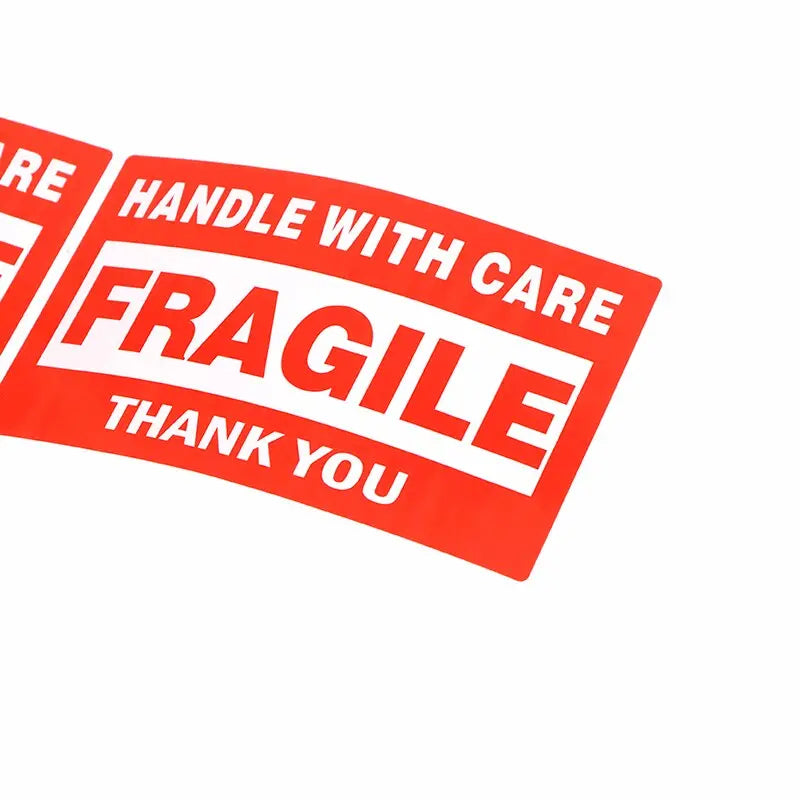 1 Roll/500pcs Fragile Warning Sticker Handle With - Puck's