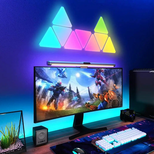 10-Pack Modular Triangle Smart Wall Light - Puck's Puck's
