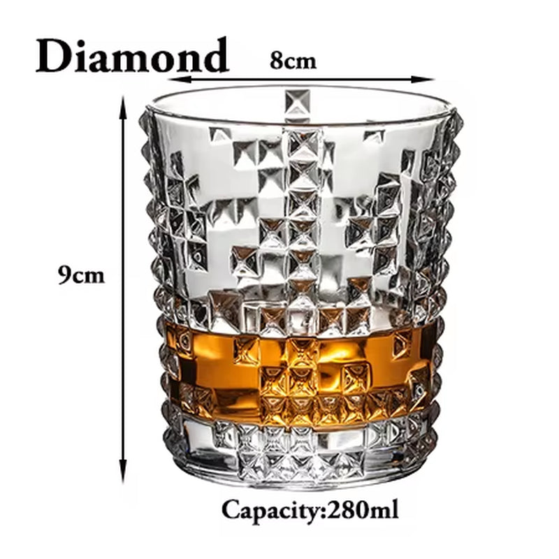 Whiskey Glasses,Scotch Glasses,Old Fashioned Whiskey Glasses/Perfect Gift for Scotch Lovers/Style Glassware for Bourbon/Rum - Puck's