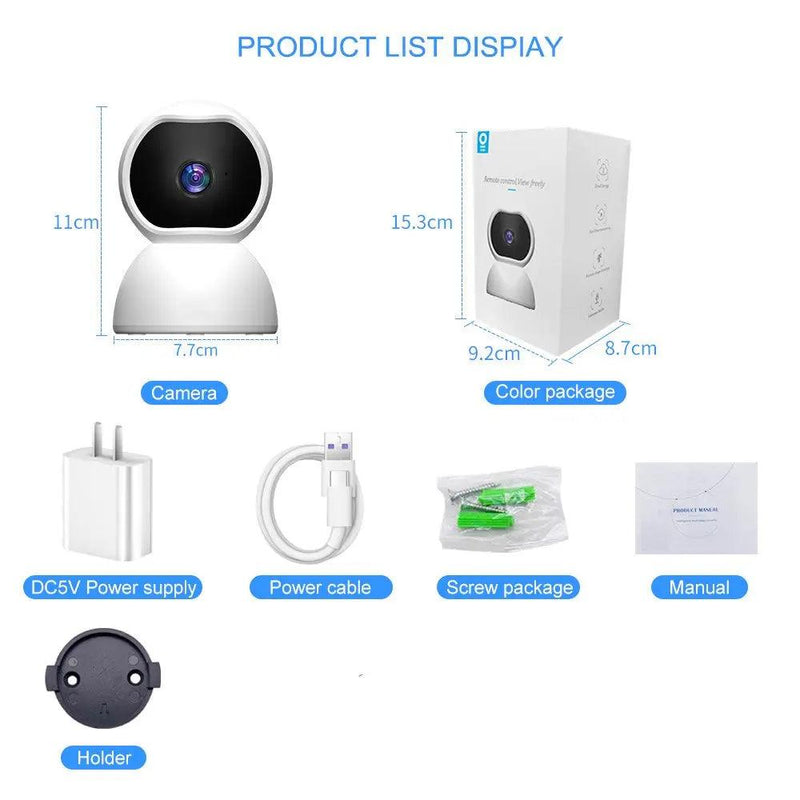 1080P Home Security Indoor Wireless IP Camera - Puck's