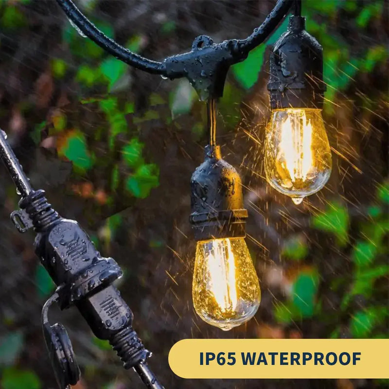 10m 20m 30m Commercial Grade Waterproof Outdoor LED String Lights - Puck's