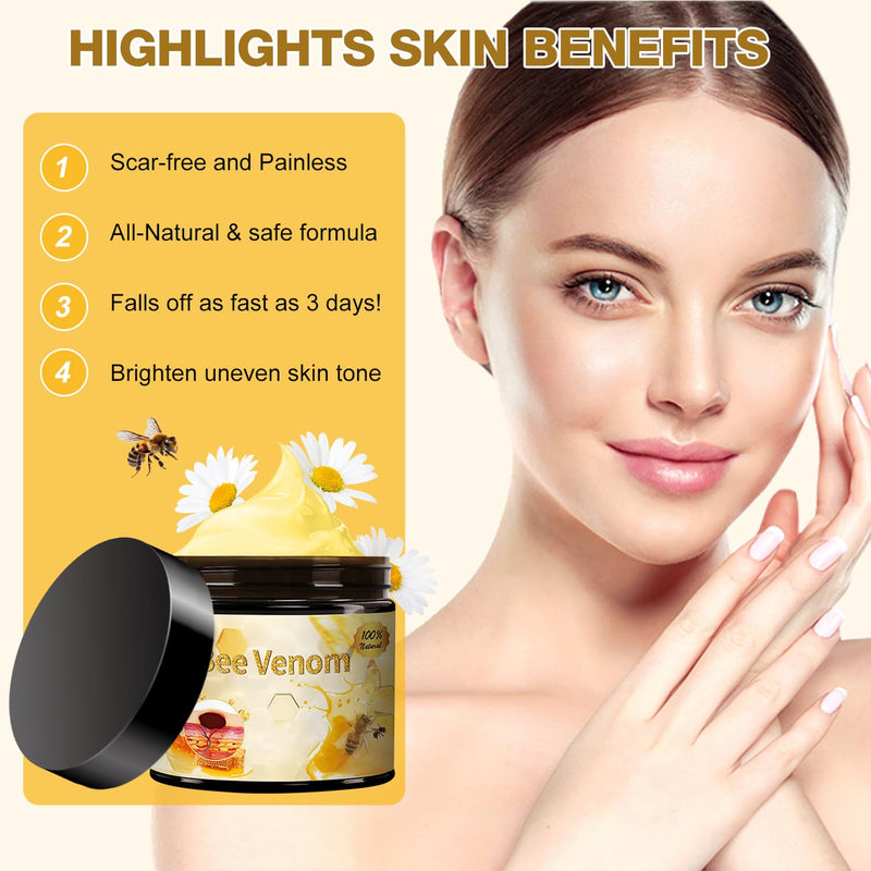 2 PCS Bee Venom Cream, Professional Bee Venom Repair Cream, Natural Skin Moisturizer, New Bee Venom Skin Cream for All Skin Types - Puck's