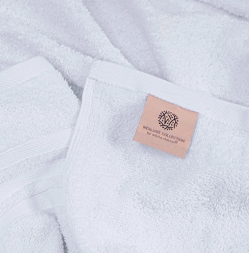12 Pcs Bath Towel Set for Bathroom 100% Cotton Soft and Plush Highly Absorbent - Puck's