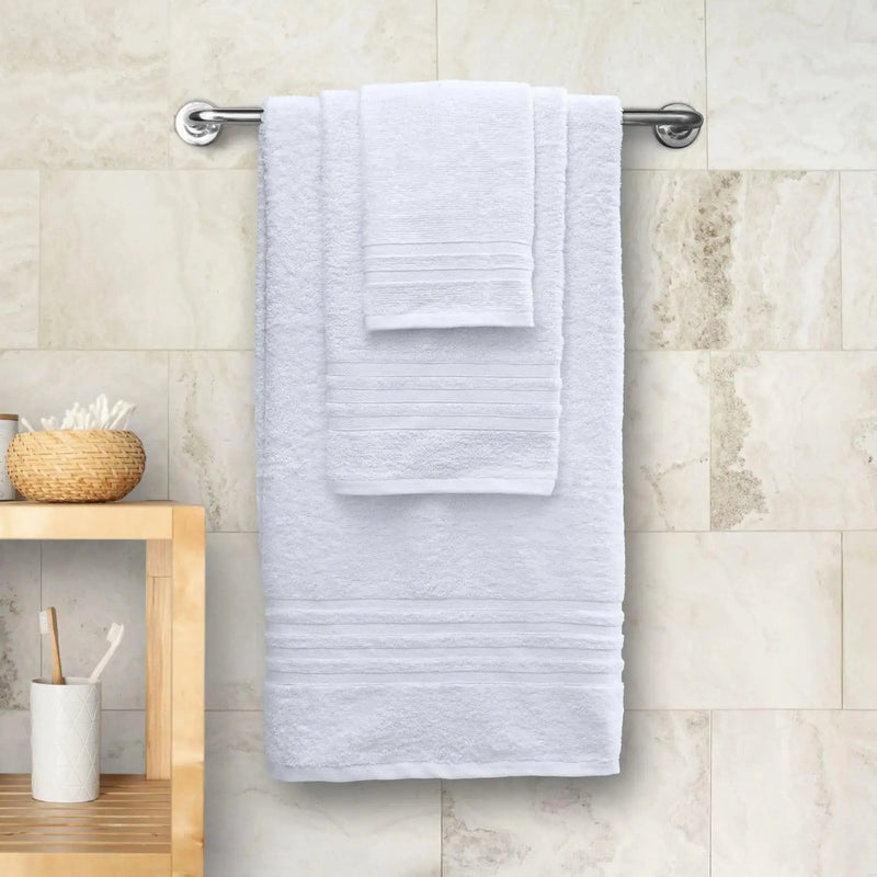 12 Pcs Bath Towel Set for Bathroom 100% Cotton Soft and Plush Highly Absorbent - Puck's