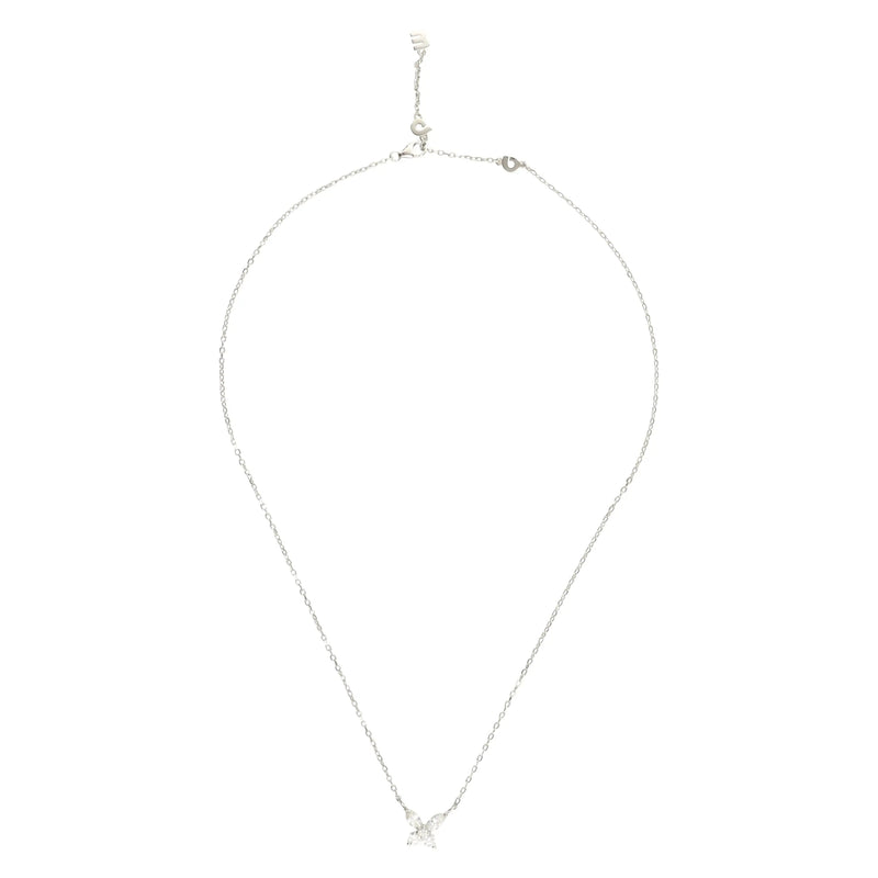 925 Sterling Silver Butterfly Pendant Necklace - Puck's