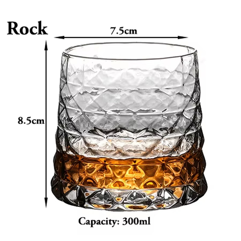 Whiskey Glasses,Scotch Glasses,Old Fashioned Whiskey Glasses/Perfect Gift for Scotch Lovers/Style Glassware for Bourbon/Rum - Puck's