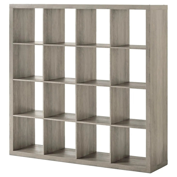 16-Cube Storage Organizer, Rustic Gray - Puck's