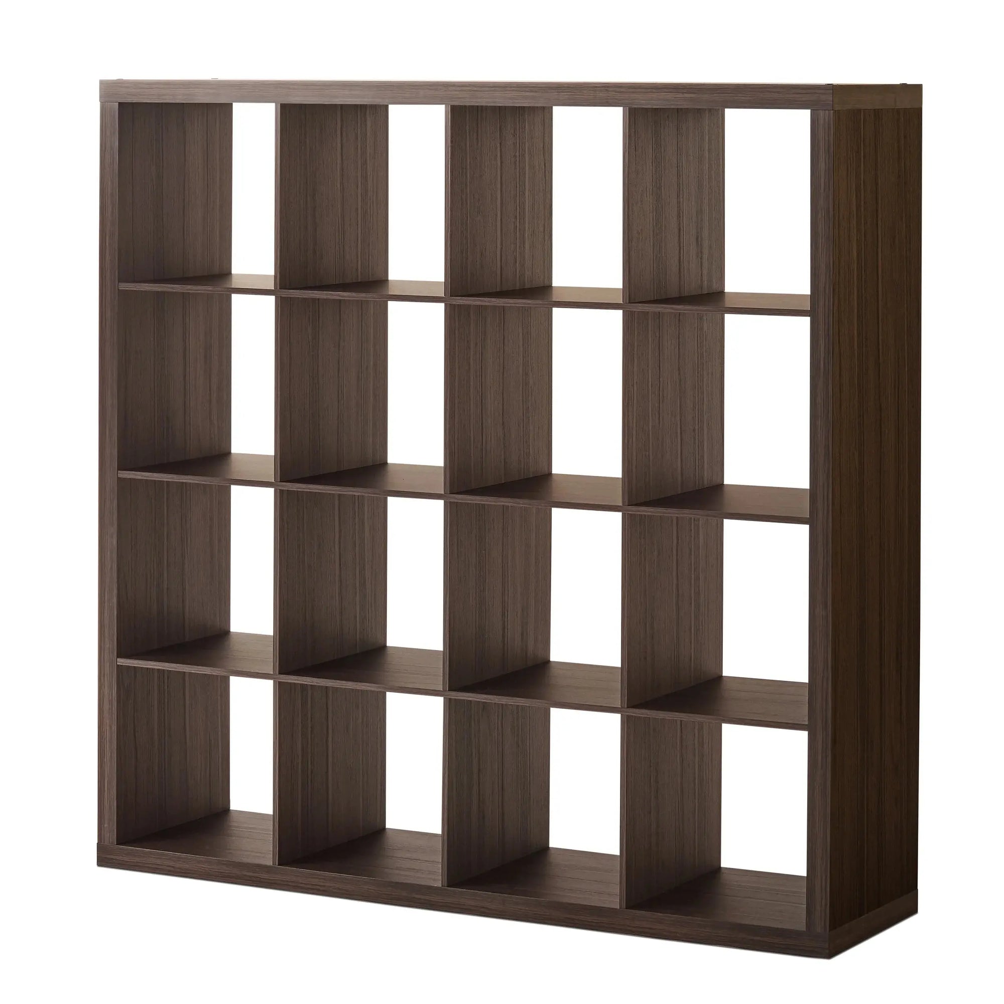 16-Cube Storage Organizer, Tobacco Oak - Puck's