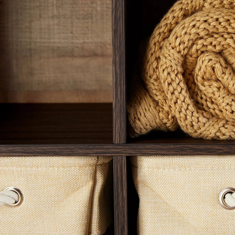 16-Cube Storage Organizer, Tobacco Oak - Puck's
