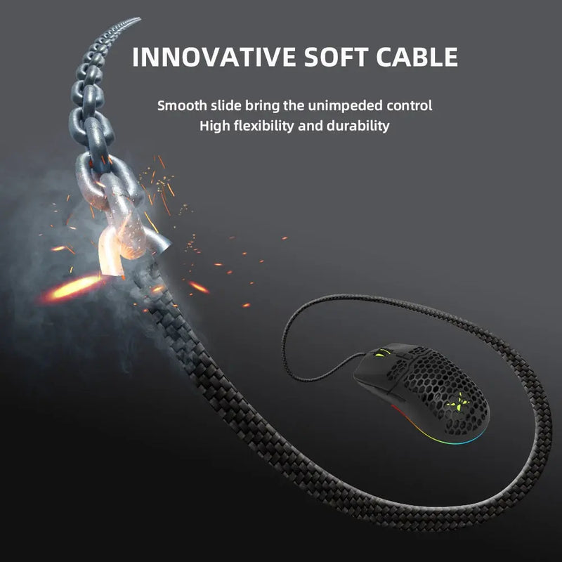 16000 DPI RGB Gaming Mouse - Puck's