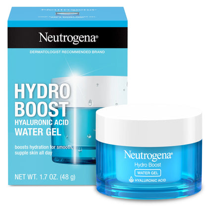 (2 Pack)  Hydro Boost Water Gel Face Moisturizer Lotion with Hyaluronic Acid, 1.7 Oz - Puck's
