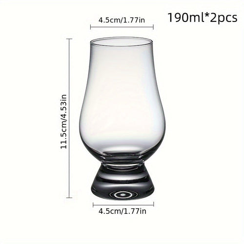 2pcs, Premium Whiskey Snifter Glasses, Elegant Tasting Drinkware For - Puck's