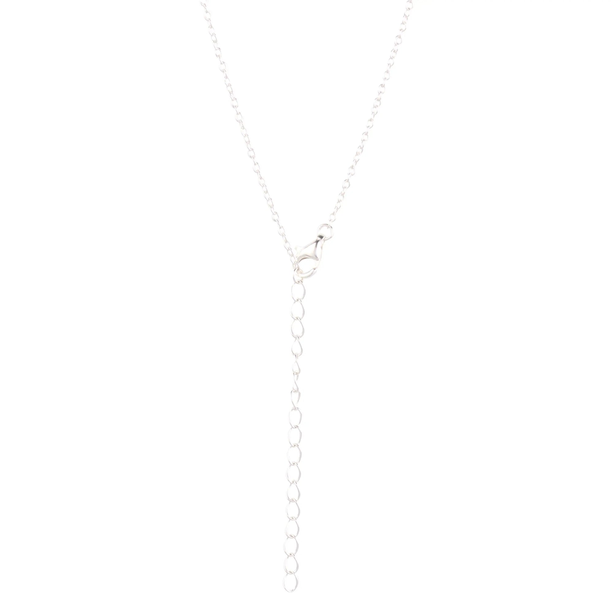 925 Sterling Silver Necklace Red Heart Pendant - Puck's