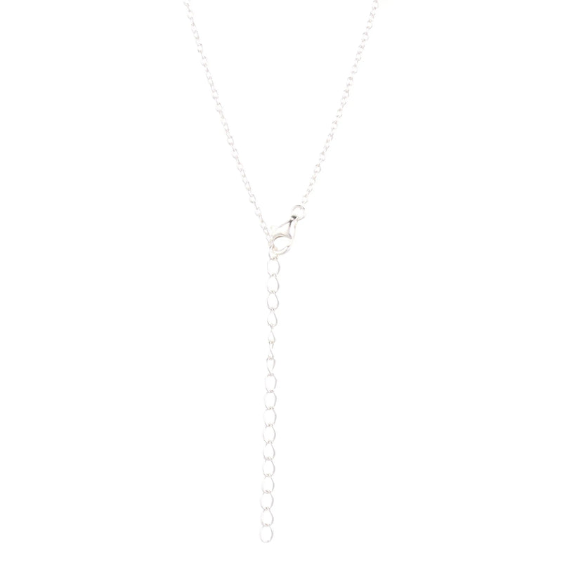 925 Sterling Silver Necklace Red Heart Pendant - Puck's