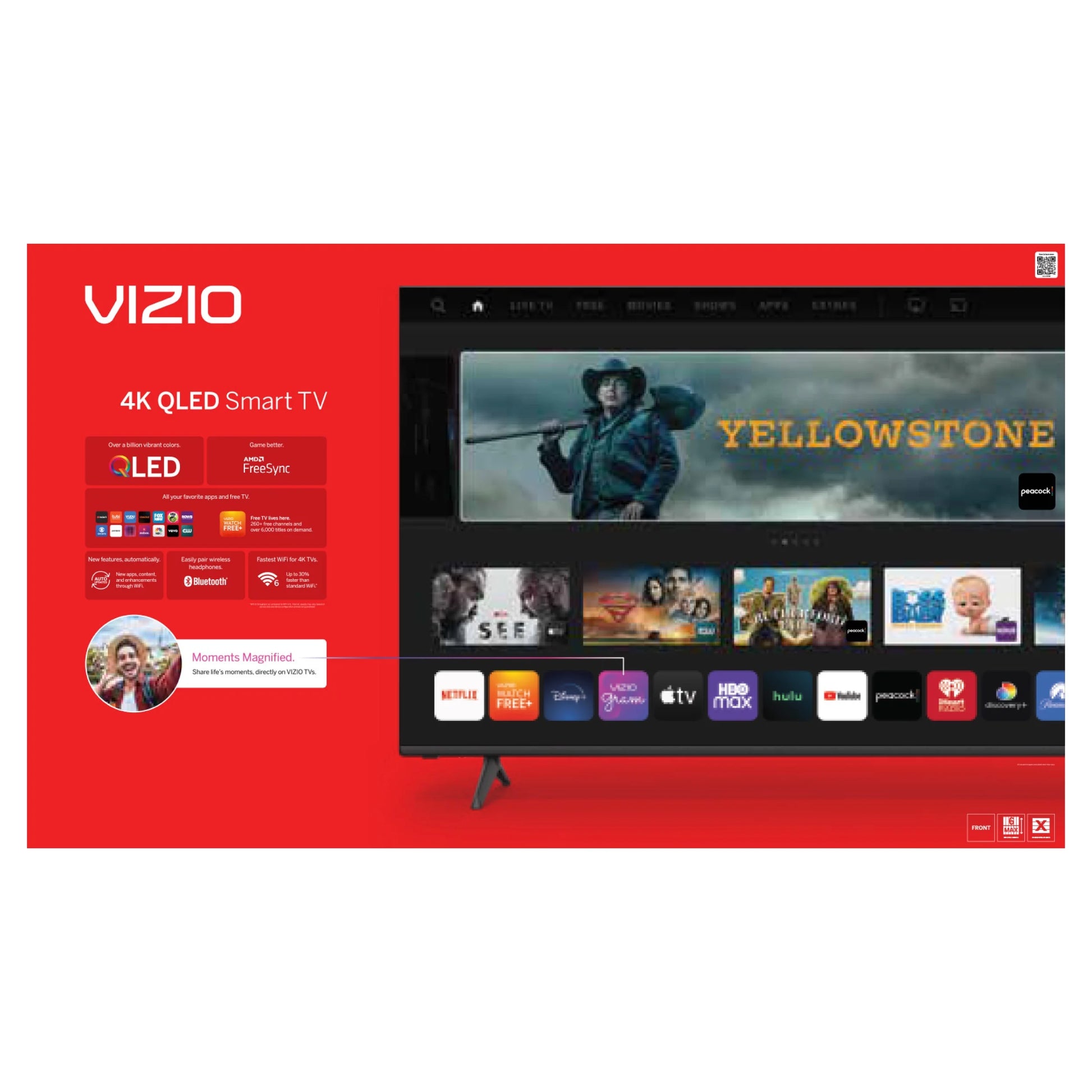 55" Class Quantum 4K QLED HDR Smart TV (NEW) M55Q6-L4 - Puck's