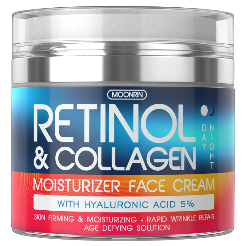 Retinol Cream for Face Collagen Retinol Moisturizer with Hyaluronic Acid 1.8 Oz - Puck's
