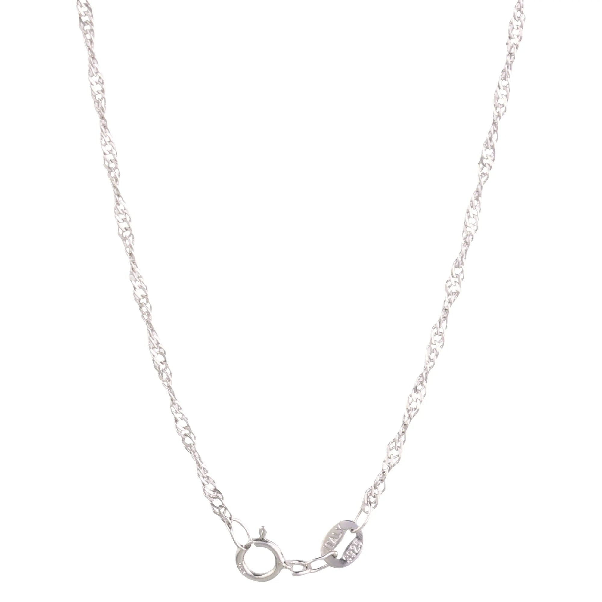 Round Knot Pendant Necklace with Cubic Zirconia - Puck's