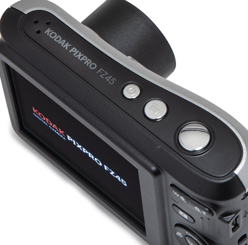 PIXPRO FZ45-SL (Silver) 4X Optical Friendly Zoom Digital Camera - Puck's