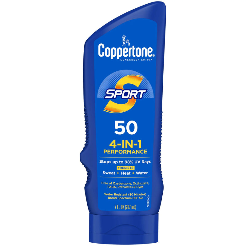 SPORT Sunscreen SPF 50 Lotion, Water Resistant Sunscreen, Body Sunscreen Lotion, 7 Fl Oz