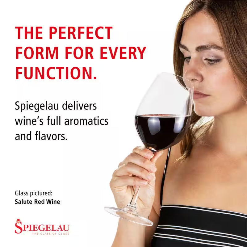 19.4 Oz. Red Wine Glasses European-Made Lead-Free Crystal, Classic Stemmed, Dishwasher Safe (Set of 4) - Puck's