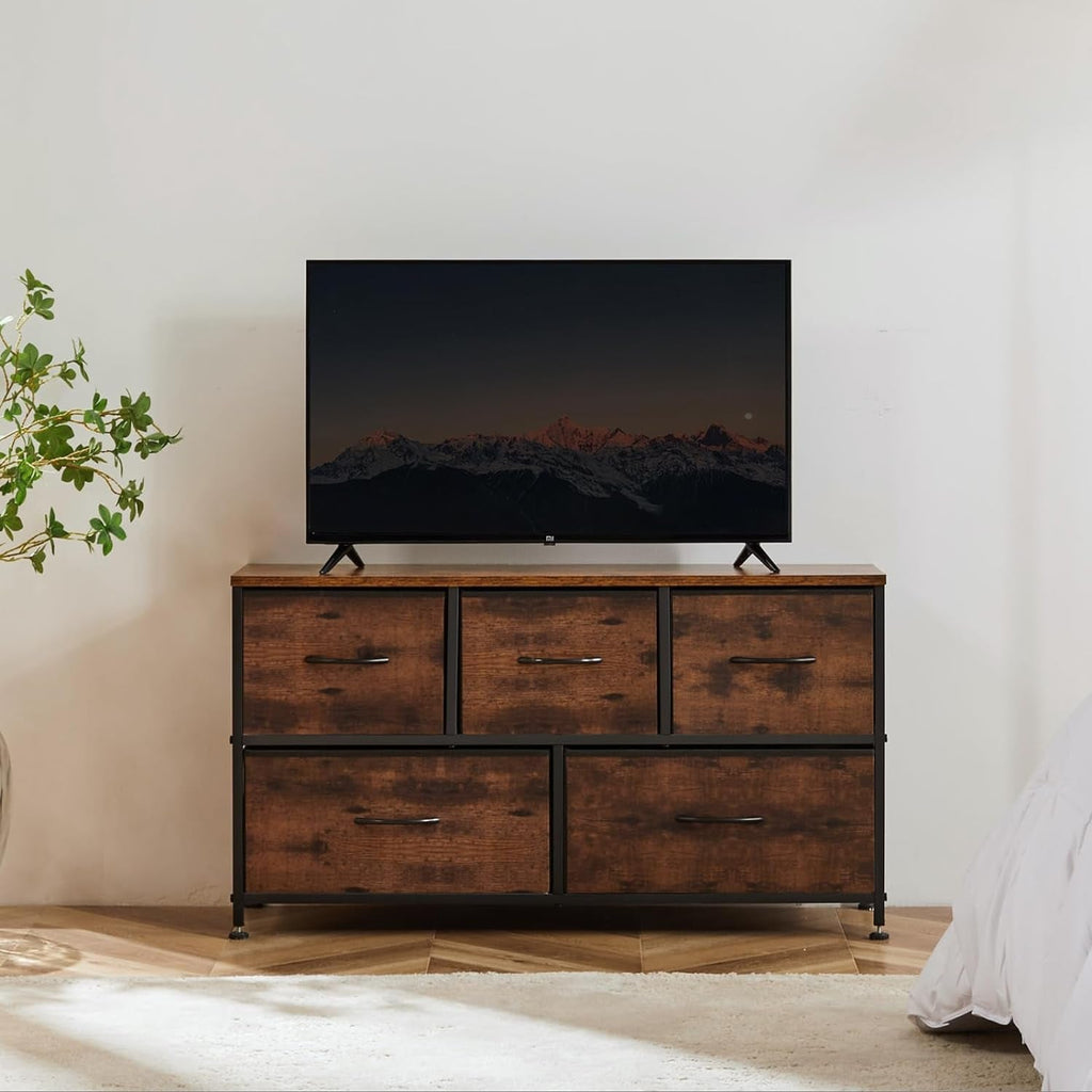 Dresser for Bedroom with 5 Drawers and Organizers - Puck's