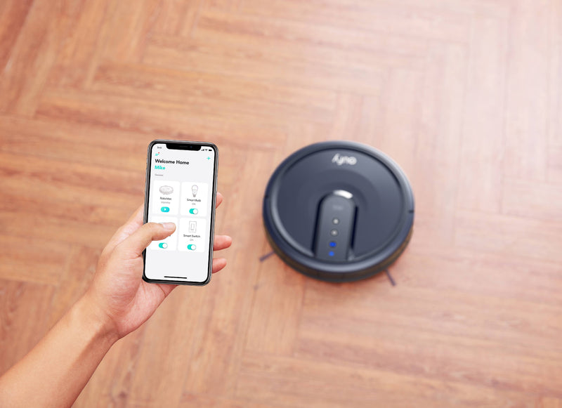 25C Wi-Fi Connected Robot Vacuum, Great for Picking up Pet Hairs, Quiet, Slim - Puck's