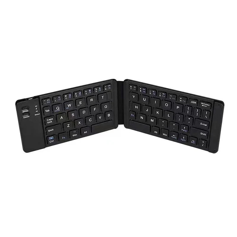 Wireless Folding Keyboard Bluetooth Keyboard with Touchpad for Windows, Android, Ios,Phone,Multi-Function Button Mini Keyboard - Puck's