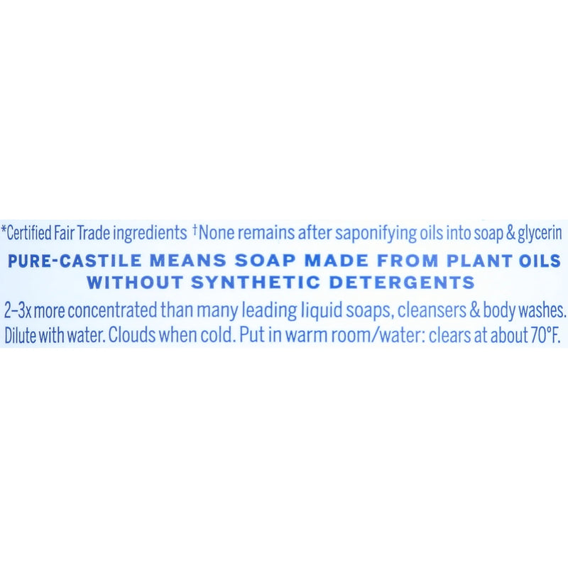 Hemp Peppermint Pure-Castile Soap, 25 Fluid Ounce (Pack of 2) - Puck's