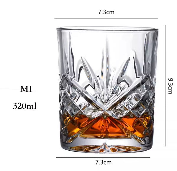 Whiskey Glasses,Scotch Glasses,Old Fashioned Whiskey Glasses/Perfect Gift for Scotch Lovers/Style Glassware for Bourbon/Rum - Puck's