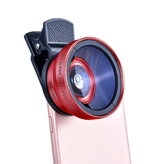 2 IN 1 Lens Universal Clip 37mm Mobile Phone Lens - Puck's