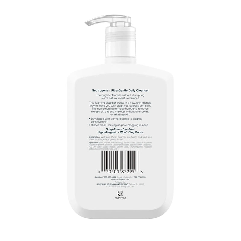 (2 Pack)  Fragrance Free Ultra Gentle Foaming Face Wash, 12 Fl. Oz - Puck's