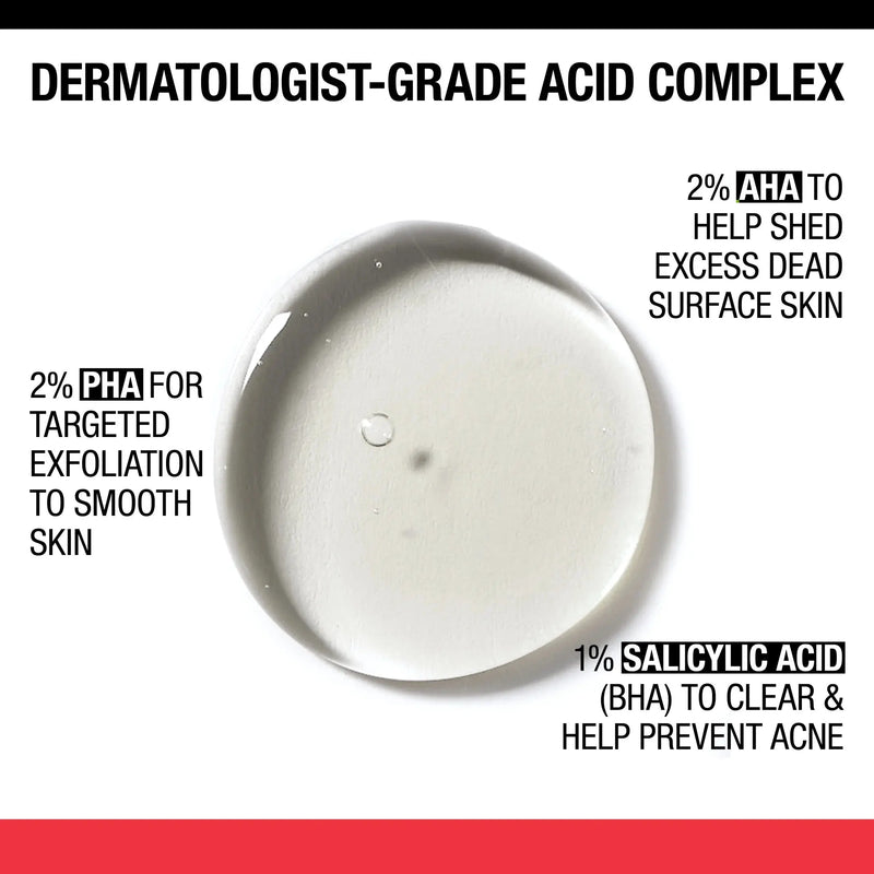 (2 Pack)  Stubborn Texture Daily Acne Facial Cleanser, 6.3 Fl. Oz - Puck's