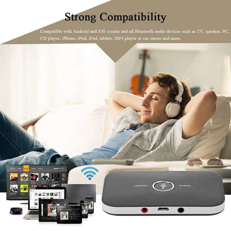 2 in 1 Bluetooth 4.1 Audio Transmitter & Receiver - Puck's