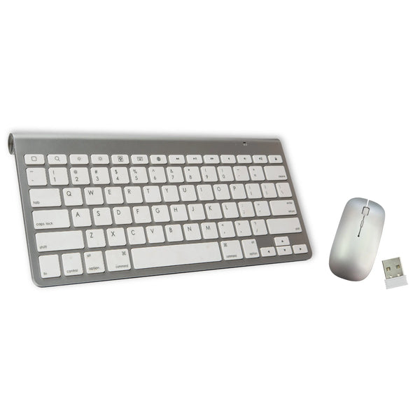 2.4GHz Ultra-Slim Wireless Keyboard and Mouse Combo (SC-531KBM) - Puck's